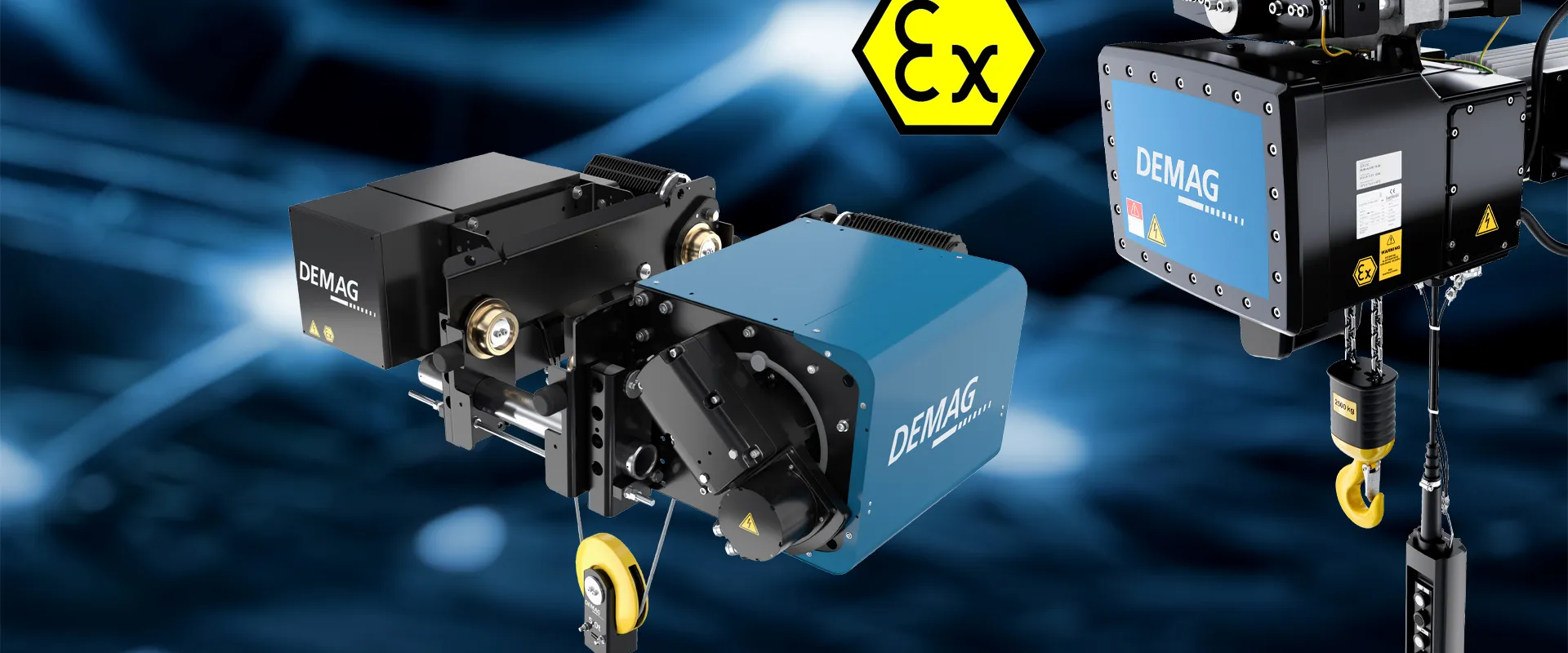 Explosion-protected lifting technology
